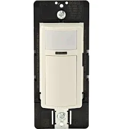 Leviton Decora Light Almond 900 Sq. Ft. Coverage 180 Deg. Detection Occupancy Sensor Switch