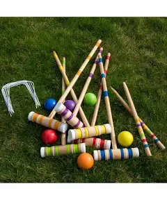 Hey! Play! Complete Croquet Set with Carrying Case