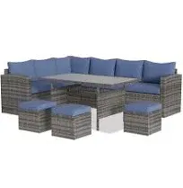 Solaste 7 Piece Outdoor Patio Furniture Set