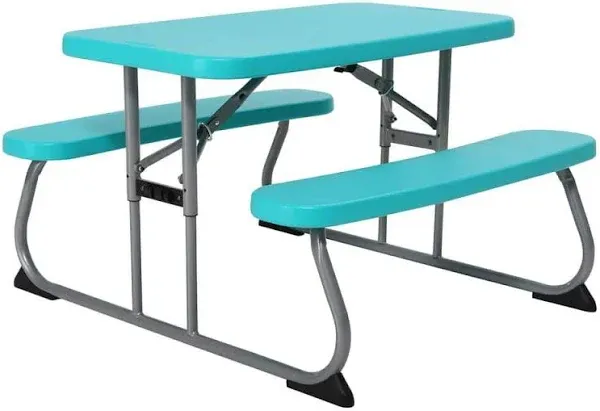 Lifetime Children's Weather Resistant Folding Picnic Table, Blue