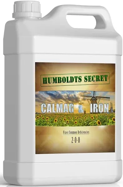 Humboldts Secret Calcium, Magnesium and Iron Supplement – Hydroponic Supplies – Liquid Nutrient Fertilizer – Supports Vegetative and Flowering Stage – 1 Gallon