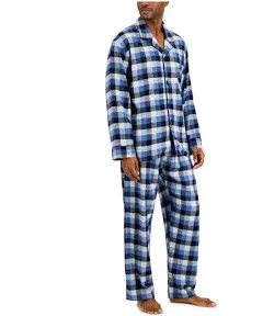 Men's Hanes Flannel Pajama Set Plaid