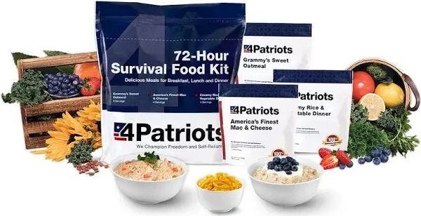 4Patriots 72-Hour Emergency Survival Food Kit