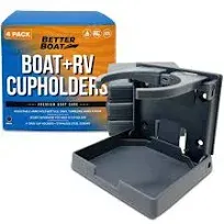 Boat Cup Holder Gray Set of 4 Folding Boat Cup Holders for Drinks Wall