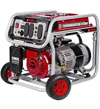 A-iPower SUA7000C 7000 Watt Gas Powered Portable Generator, Wheel Kit Included