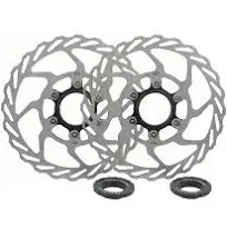 Bibike 2Pcs 140mm/160mm Centerlock Disc Rotor with Lock Rings