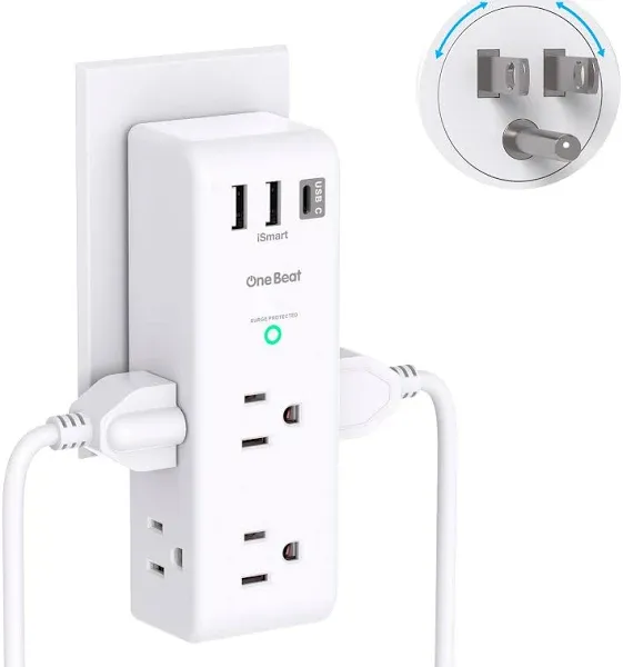 6-Outlet 1800J Wall Charger