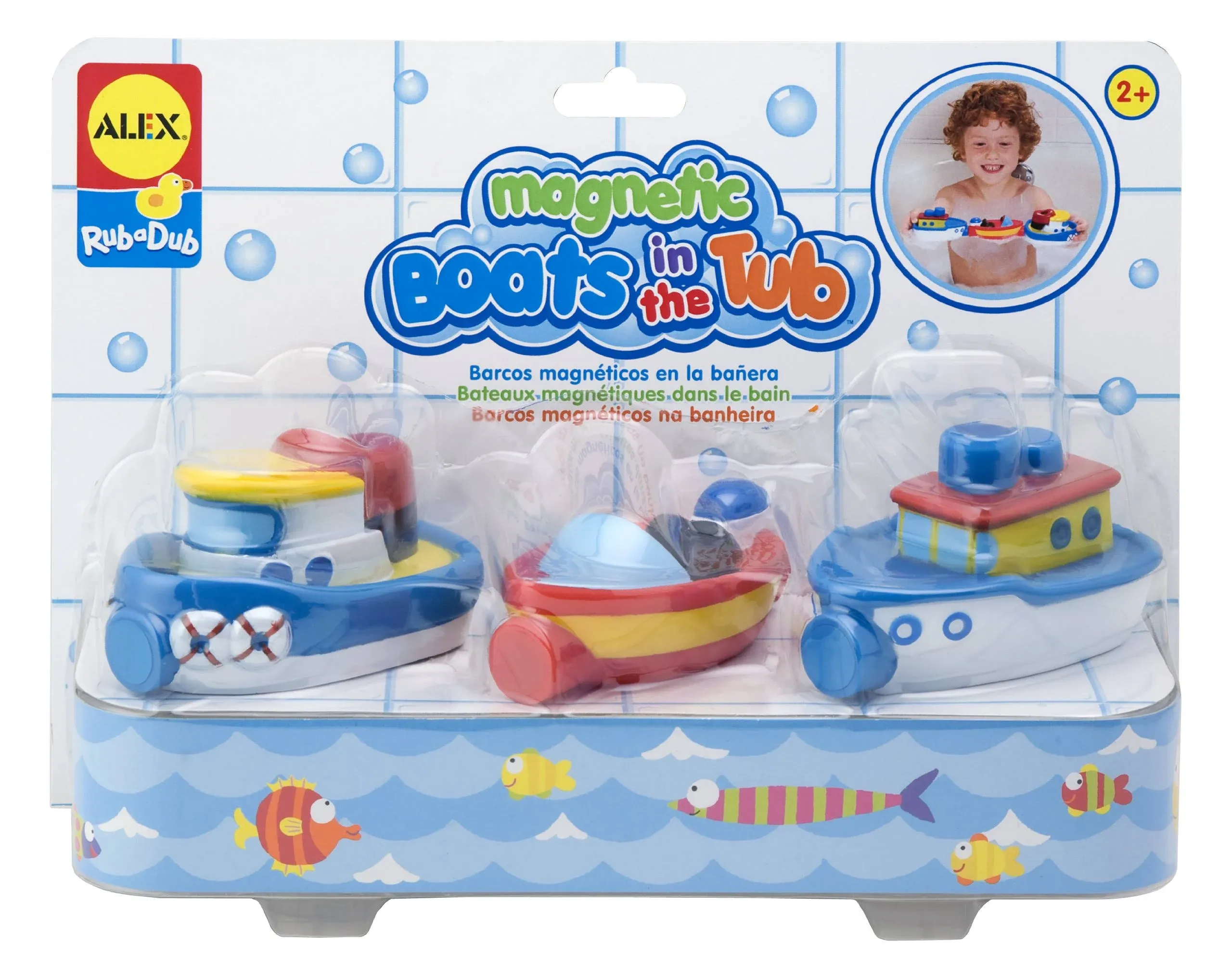 Alex Rub a Dub Magnetic Boats in the Tub Kids Bath Activity