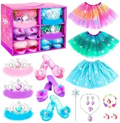 HAMSILY Princess Dress Up Shoes Set