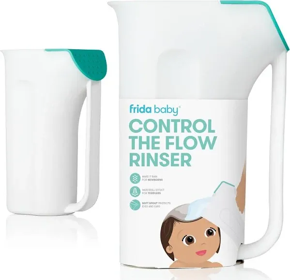 Frida Baby Control the Flow Bath Rinse Cup | Rinser Cup to Wash Hair + Body