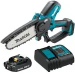 Makita XCU14SR1 18V LXT 6in Brushless Cordless Compact Pruning Saw Kit (2Ah) New