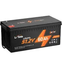 LiTime 48V 60Ah Lithium Golf Cart Battery