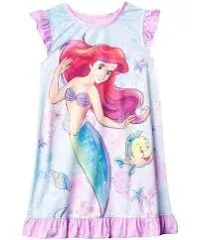 Disney Girls' Nightgown, Soft & Cute Pajamas for Kids