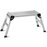 Portable Ben... Aluminum Work Platform  Folding Work Bench with Non-Slip Mats