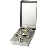 Bull Drop in Single Side Burner, Natural Gas, Stainless Steel