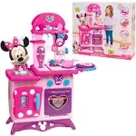 Disney Junior Minnie Mouse Flipping Fun Pretend Play Kitchen Set