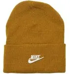 Nike Terra Cuffed Futura Beanie Olive Green Black Unisex OS FB6525 378 New