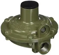 Single Stage Regulator 11 in. WC Vent Over Outlet 1/4 in. FNPT Inlet x 3/8 in. F