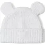 Barefoot Dreams CozyChic Disney Mickey Mouse Ears Kids Beanie, Size One size, Cream