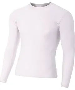 A4 Youth Long Sleeve Compression Crew