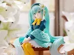 Furyu Hatsune Miku Flower Fairy Lily Noodle Stopper Figure (green)