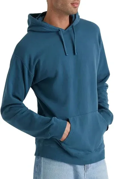 Hanes Men's Garment Dyed Fleece Hoodie