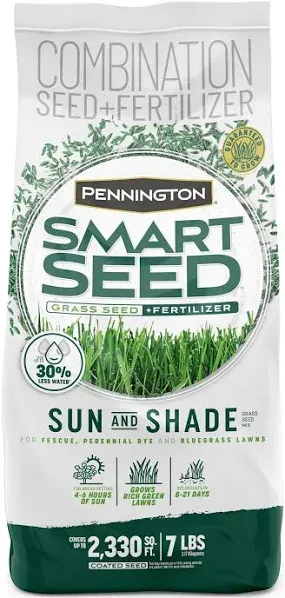 Pennington Smart Seed Sun and Shade Grass Seed