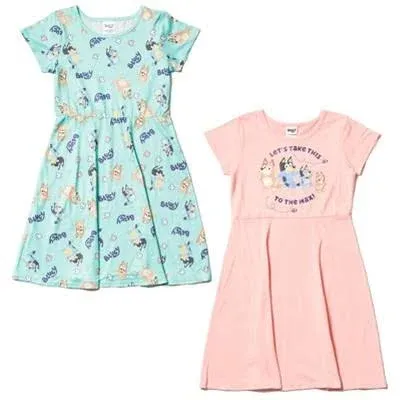 Bluey Mom Dad Bingo Skater Dresses