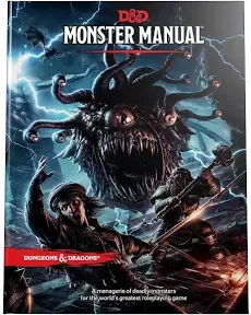 Dungeons &amp; Dragons 5E RPG: Monster Manual (Hardcover) WOCA9218 $49.95 Value