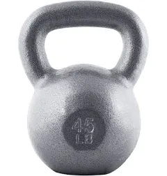 WF Athletic Supply Hammerstone Painted Cast Iron Kettlebells, Home & Gym Equipment, Great for Strength Training, Full Body Workout & Crossfit Training, Color & Size Options Available in 10-80 Pounds