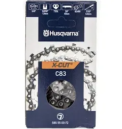 Husqvarna 20" C83 72DL X 3/8 .050 Chisel Chainsaw Chains