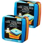 Fit & Fresh 336Kchpk8 8 PK Cool Coolers Multicolor Ice Pack