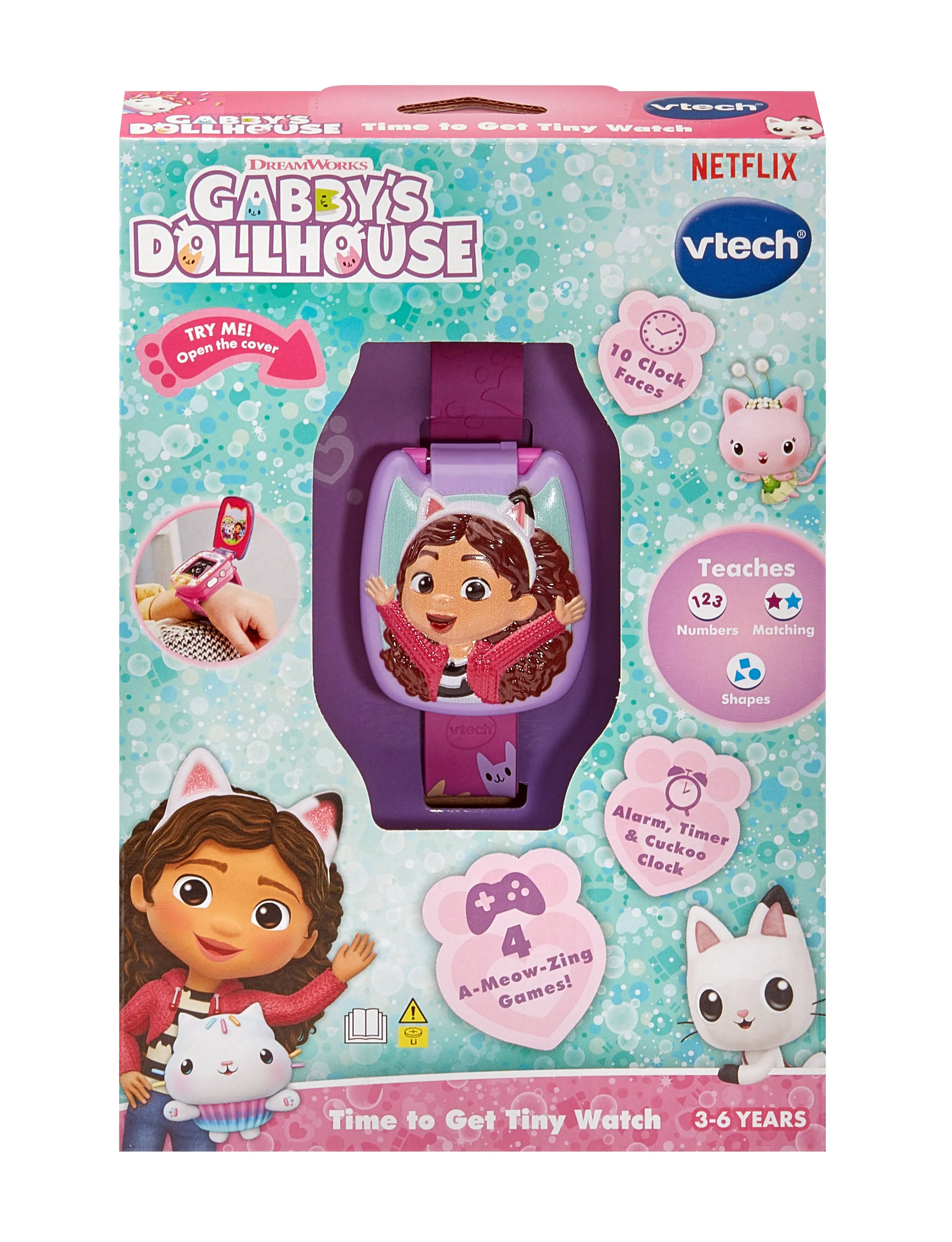 VTech Gabby&#039;s Dollhouse Time to Get Tiny Watch