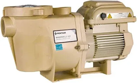 Pentair WhisperFlo VST Variable Speed Pool Pump EC-011533