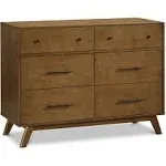 DaVinci Otto 6-Drawer Dresser - Walnut