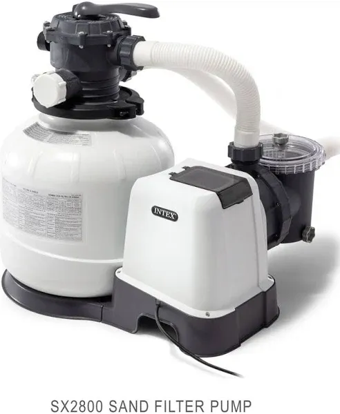 Intex Krystal Clear Sand Above Ground Filter Pump 2800 GPH