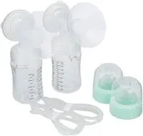 Motif Medical, Luna Double Pumping Kit, Replacement Parts for Breast Pump - Medium 24mm Clear