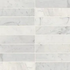 Bedrosians Monet Honed Marble Tile 2" x 8