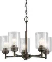 Kichler Lighting 44030BK Winslow Chandelier Black