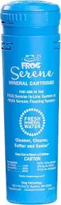 2 Frog Serene Mineral Replacement Cartridges for Hot Tubs for use only with Frog Serene in-Line and Floating Sanitizing Systems for Spas up to 600 gallons, Quick and Easy Hot Tub Sanitizer