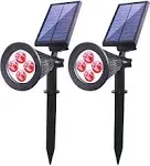 Clordeal 4-LED Solar Spotlight LED Landscape Lights