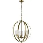 Kichler - 44034NBR - Three Light Chandelier - Winslow - Natural Brass