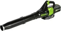 Greenworks 80V Brushless Leaf Blower 2.5 Ah Battery