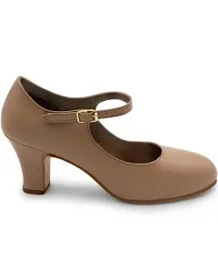 Women's 8 Capezio 653 Manhattan character dance shoes in Caramel