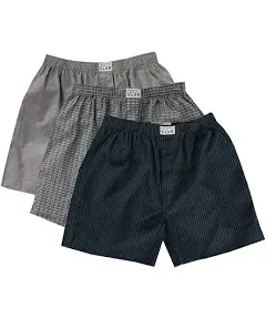 Pro Club Men&#039;s 2-Pack Classic Woven Boxers (Mix Colors)