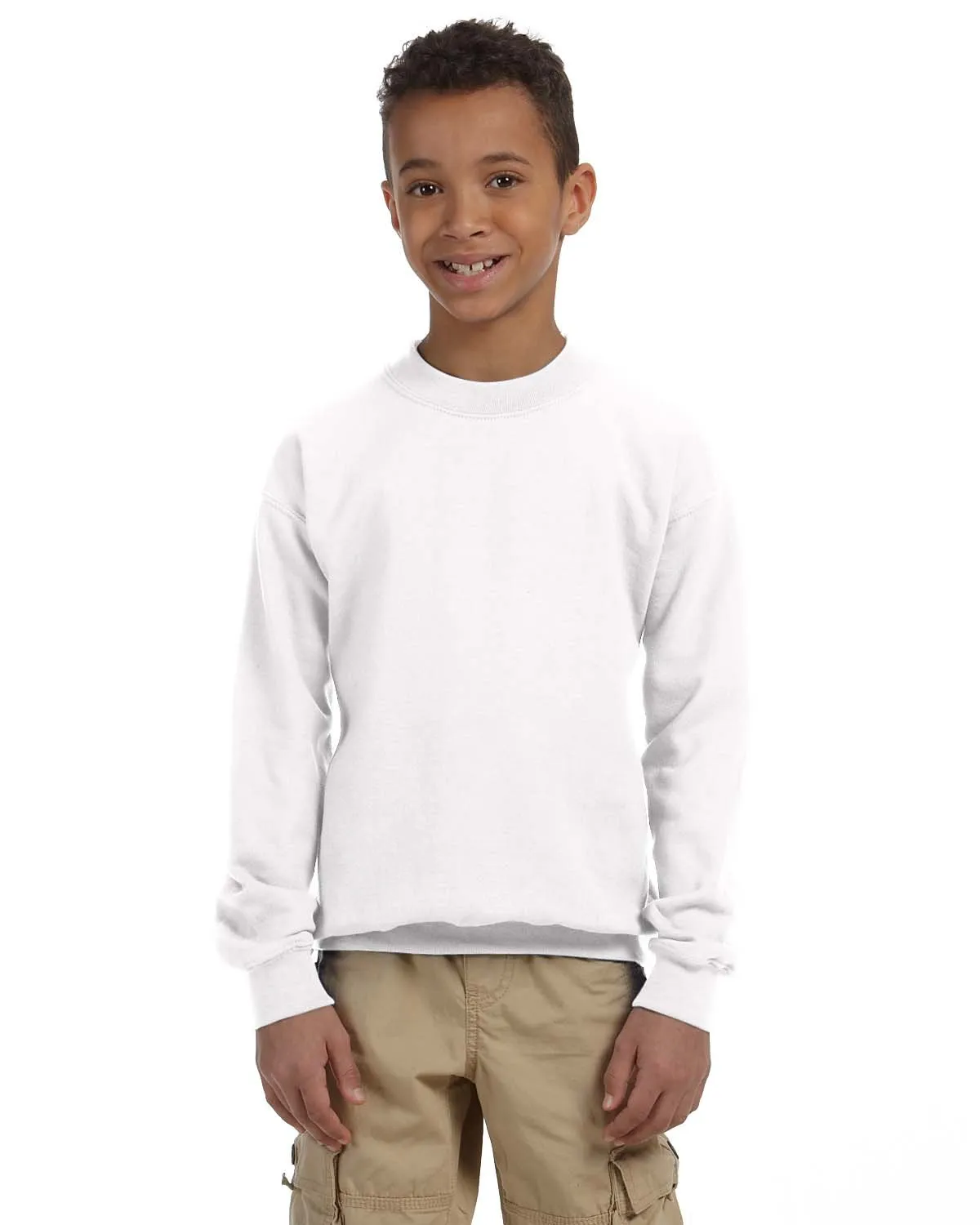 G180B Boy's Gildan Youth Heavy Blend Fleece Crew