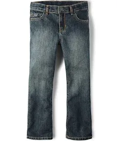 The Children&#039;s Place Big Boys&#039; Bootcut Jeans, Dust, Dust Bowl Wash, Size 10.0 jO