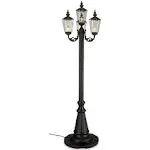 Patio Living Concepts Cambridge Four Lantern Patio Lamp, Park Style