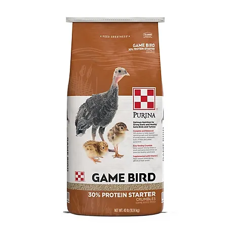 Purina 30% Protein Starter Game Bird Feed