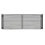 Aleko Steel Dual Swing Driveway Gate - Milan Style - 14 x 6 Feet